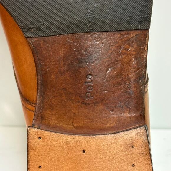 NEW HEELS Crockett & Jones x Polo Ralph Lauren Double Monk Strap England 10.5 D - Picture 11 of 12